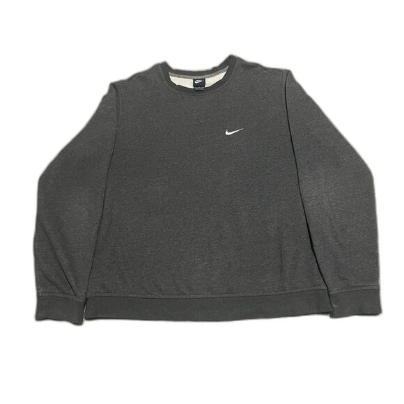Vintage Nike Crewneck Grey With Blue Tag Size XL (#48) - Picture 1 of 6